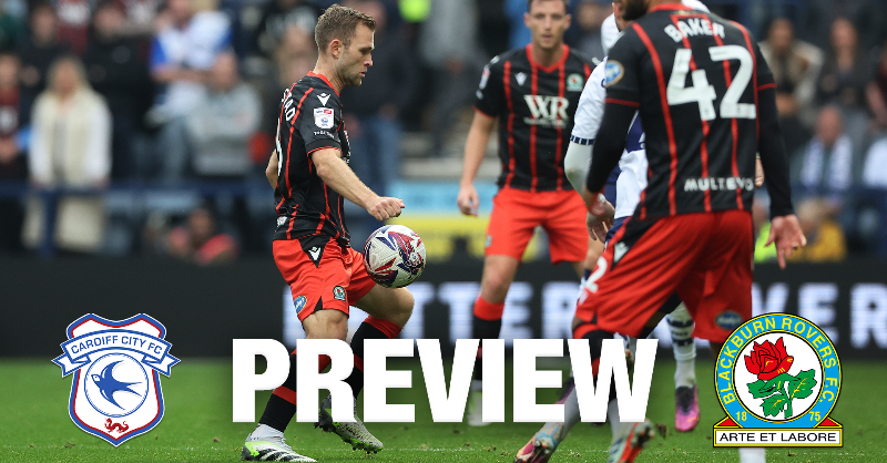 Rovers's tweet photo. 🗞️ Preview: Cardiff City v #Rovers

A look ahead to today's showdown in south Wales!

#CARvROV 🔵⚪️