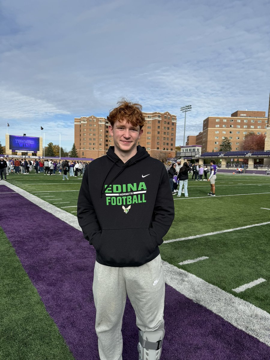 Thank you @kuchinski8 for the game day invite. It was great to get back on campus and experience a game