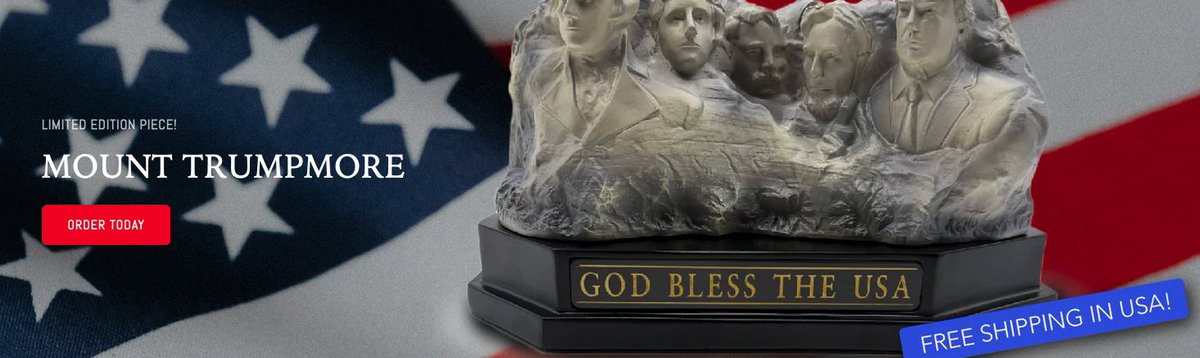 Last_Patriots's tweet photo. @robertdunlap947 Congrats TRUMP! Great this Limited Edition Statue to celebrate the VICTORY  https://t.co/KsQGoNB2cB https://t.co/wK8iutEYOx