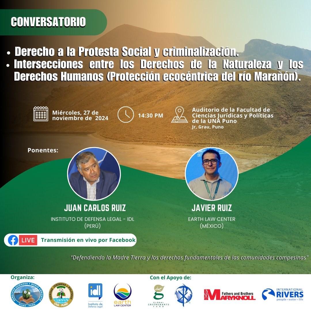 Derechos Humanos y Medio Ambiente-DHUMA tweet media