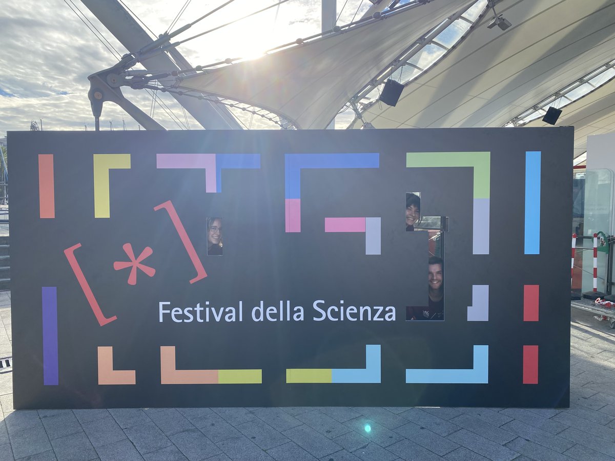 Great to be a part of this city-wide educational science festival <a href="/FDellaScienza/">Festival della Scienza</a> with the team☀️ thank you to all the volunteers, organizers, and participants 🙏