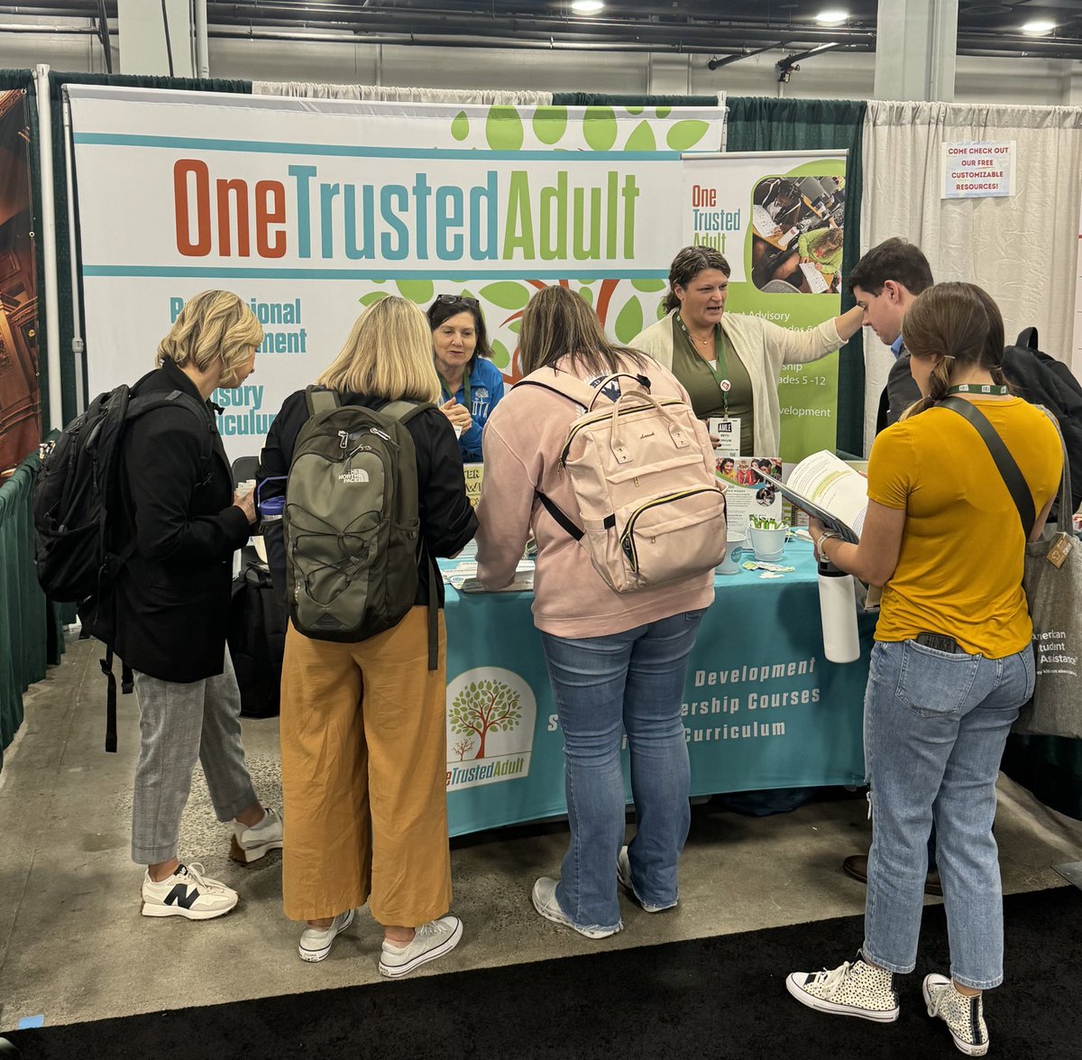Today is the last day to stop by the One Trusted Adult booth <a href="/AMLE/">AMLE</a> to learn about our resources! 
⭐️ Professional development 
⭐️ Advisory programming
⭐️Student Leadership Courses

#AMLE24