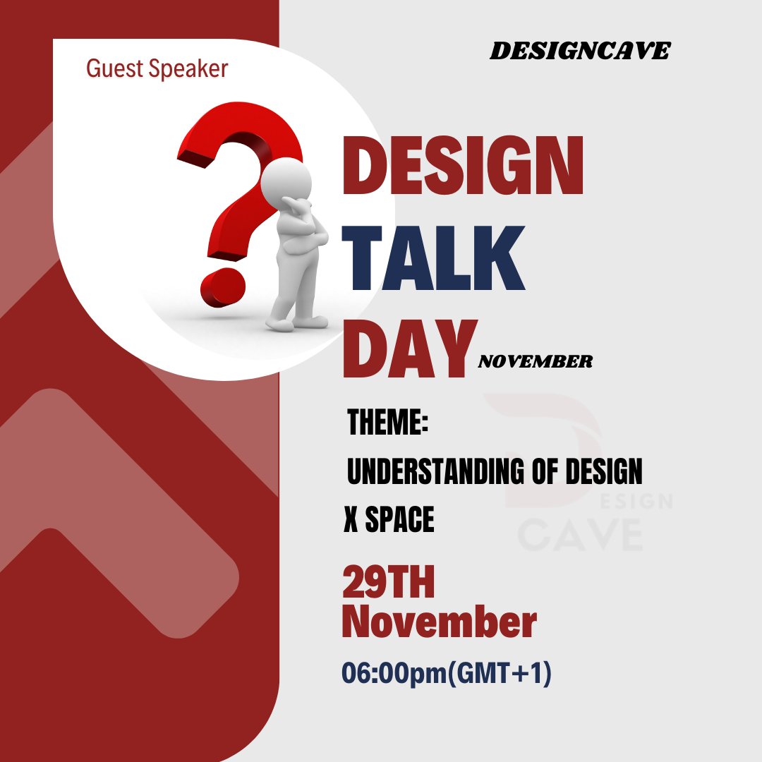 DesignCaveNGO's tweet photo. I would have said guess the speaker, but design community is so wide and I don't want to stress us.
Looking forward to unveiling our speaker for this month, as a growing organisation we're really grateful and excited to do this with the well seasoned designer and coach.. https://t.co/F7mAd4N9DD