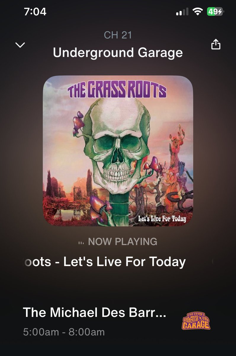 Great Daily Double-Take  ⁦<a href="/MDesbarres/">Michael Des Barres</a>⁩  Fanny covering The Cream’s “Badge” is SO good! And then a “message song” from my youth in the 60’s, that I still live for today. Have a wonderful weekend! And, of course….             #RaveOn 💫🎵⚡️