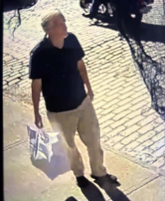 The Newport Police is looking to talk to the individual pictured in regards to a shoplifting incident at Life is Good on Thames St.  If you recognize this party or have any additional information, please contact Detective David Turmel at 401-845-5735 or djturmel@cityofnewport.com