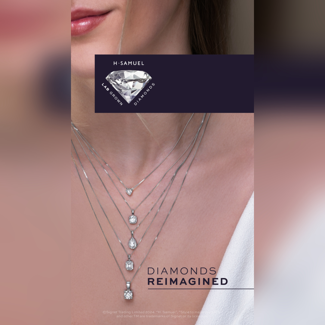 Introducing H. Samuel Lab Grown Diamonds. Beautifully cut, colorless, and with incredible sparkle, discover a new expression of a classic. Conflict-free and responsibly sourced, they’re a lesson in affordable luxury.

Ends 24th November 2024 

#LetsGoToTown #HSamuel