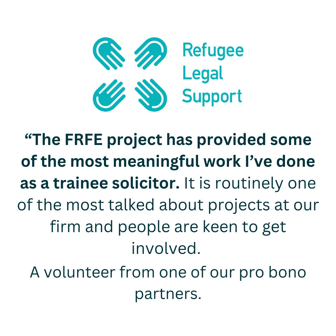 As pro bono week comes to end, we wanted to share another powerful pro bono partnership.

Our Family Reunion from Europe project focuses on family reunion applications for applicants based in Europe and its borders post Brexit.