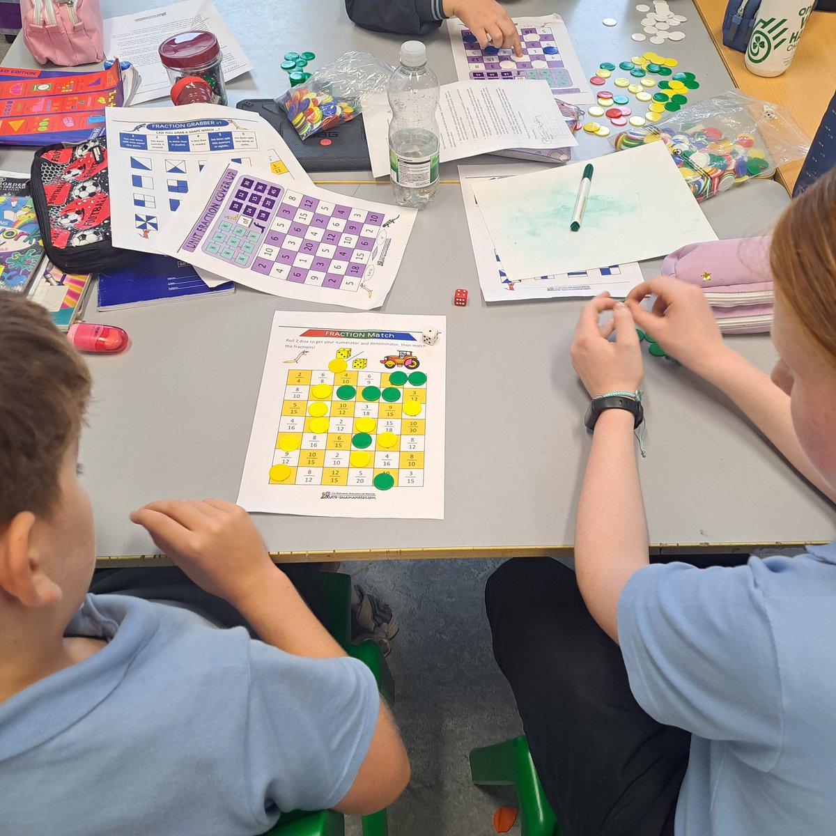 bodykens's tweet image. We always look forward to Maths stations on Fridays! #learningfun