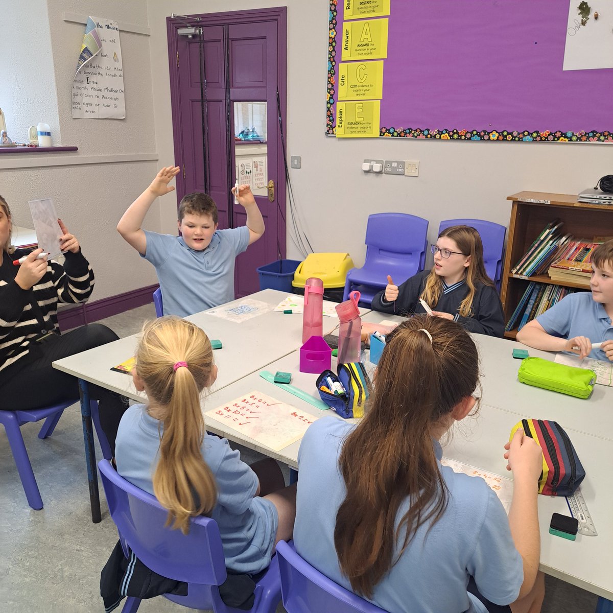 bodykens's tweet image. We always look forward to Maths stations on Fridays! #learningfun