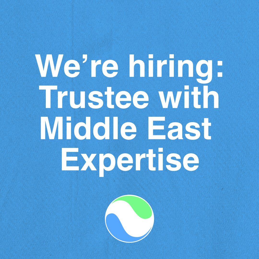 EncompassTrust's tweet photo. Are you passionate about peacebuilding with deep understanding of the Middle East - particularly, Israel and Palestine? Then join us as a Trustee with Middle East Expertise! Visit encompasstrust/org.uk/jobs for more information. Apply by 5 December 2024 https://t.co/ULPCBxUdNv