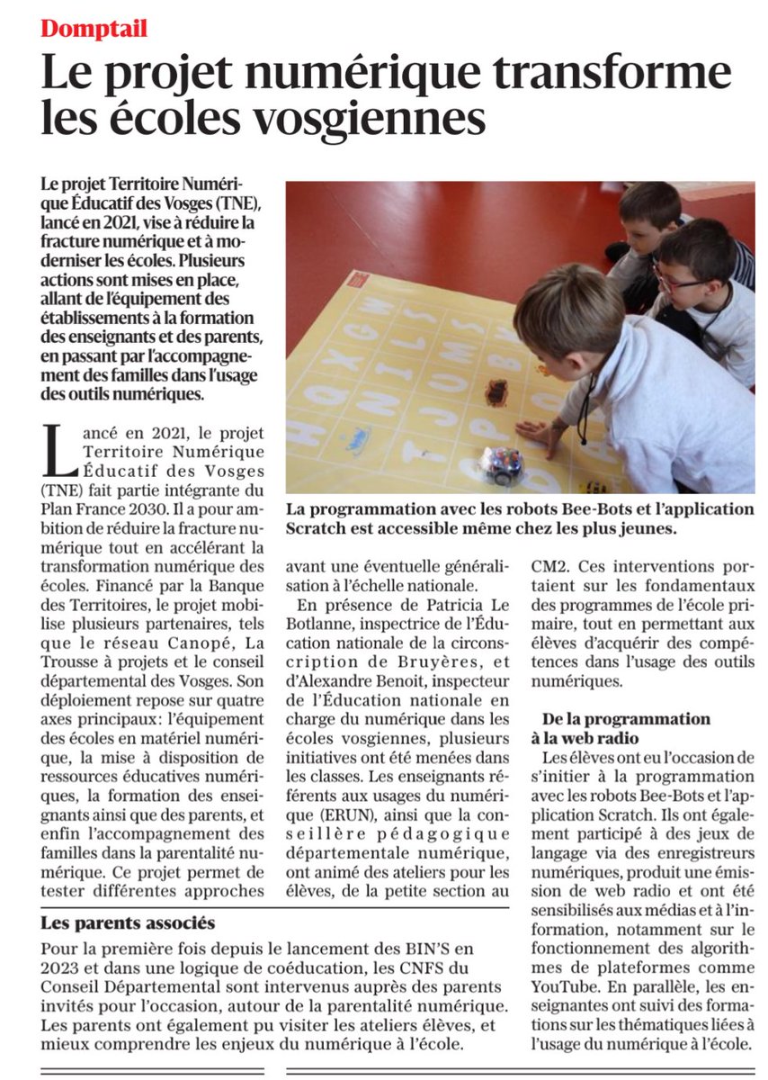 #bins #numerique <a href="/Dsden88/">DSDEN des Vosges</a> <a href="/dane_nancy_metz/">DRANE Nancy-Metz</a>