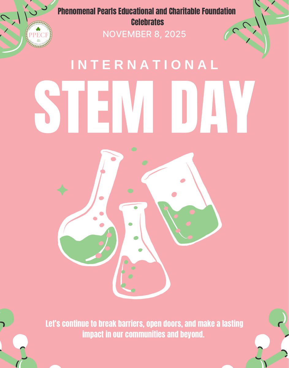 PPECF's tweet image. Happy International STEM Day! 🌍🔬 Today, we celebrate the brilliance of science, technology, engineering, and math. Let’s inspire the next generation to explore, innovate, and change the world. Together, we can build a brighter future through STEM! 💡✨ #PPECF