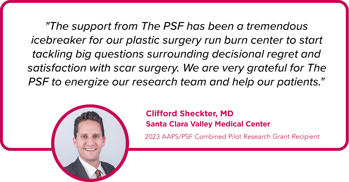 Apply for a Combined Pilot Research Grant today! Hurry – applications are due December 2! bit.ly/3SOx9jD #PlasticSurgery