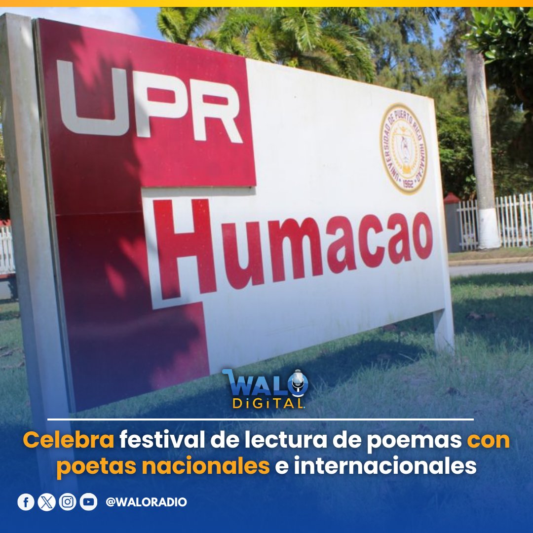 waloradio's tweet image. El programa inaugural se celebrará el martes 12 de noviembre de la modalidad virtual. #UPRH

Para detalles: waloradio.com/celebra-festiv…