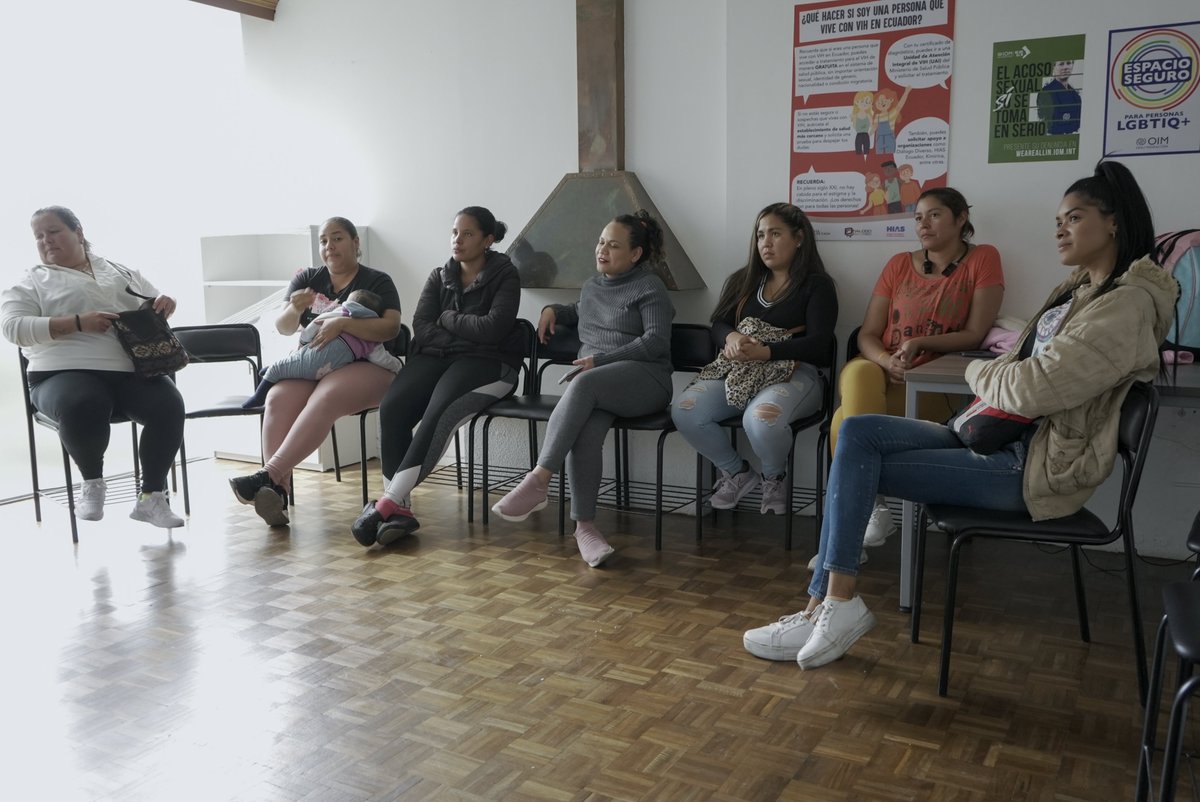 ADRAEcuador's tweet photo. #Quito | #ADRA realizó un taller para cuidadoras/es, madres y padres en el #CentroAMOR de @OIMEcuador , en el marco del proyecto "Atención especializada a NNAs con condiciones de discapacidad y neurodesarrollo". https://t.co/RezSMc5M9P
