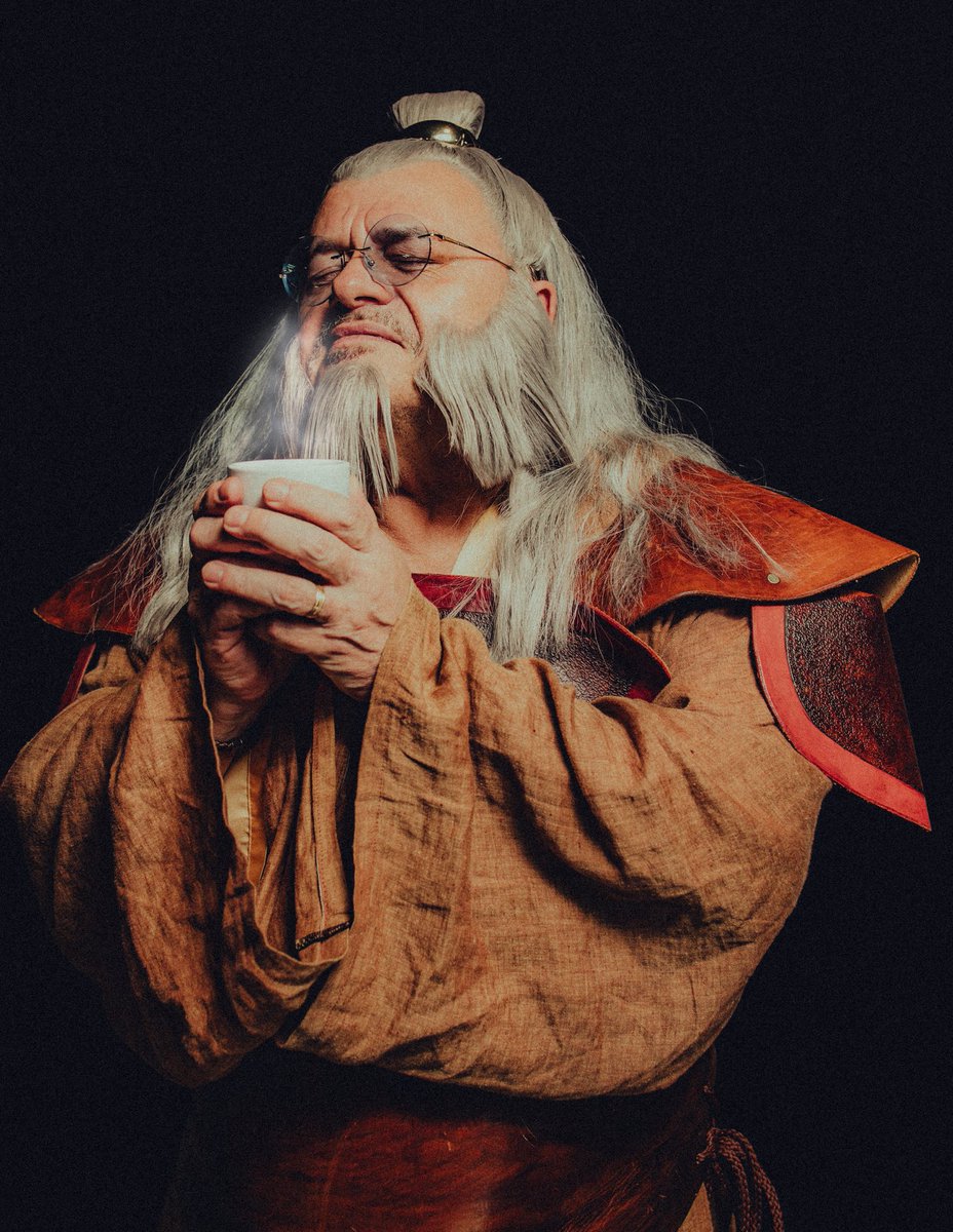Cosplaysbylo's tweet photo. @GregBaldwinIroh looking so serene in his new Uncle Iroh photos https://t.co/YBeW51QS4V