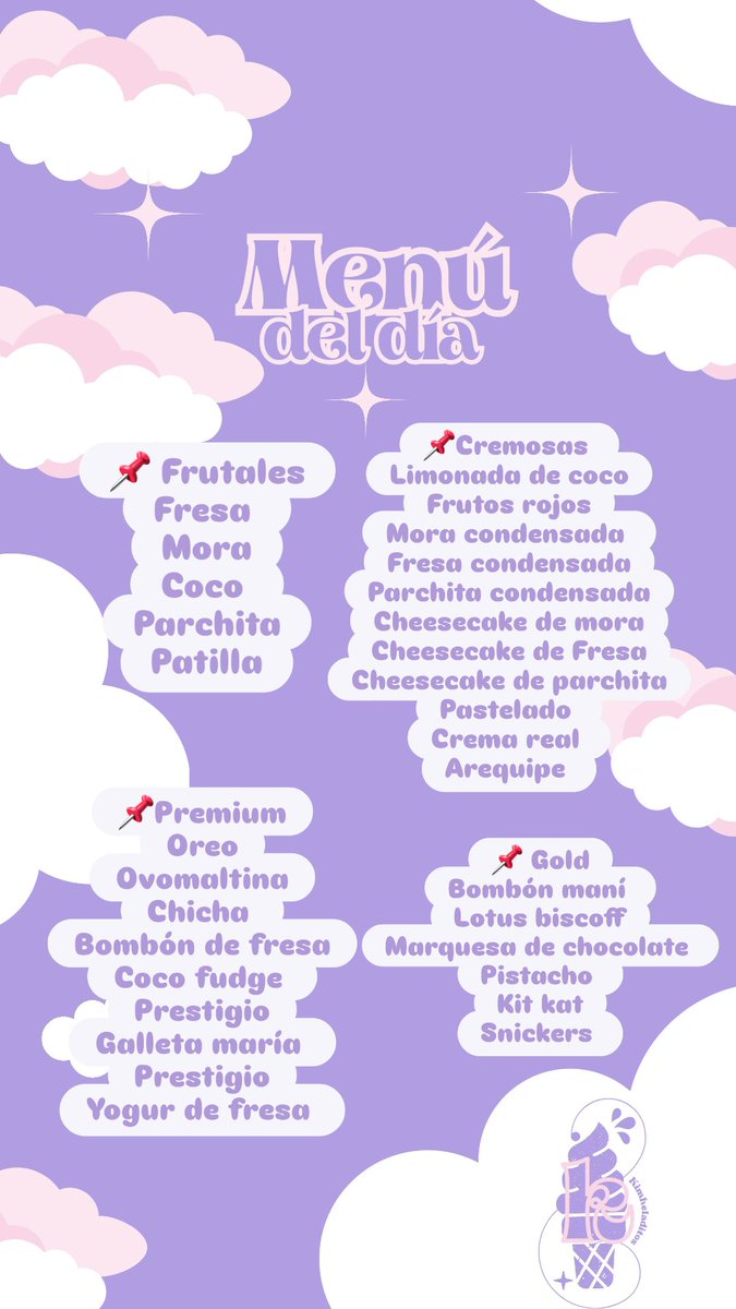 kimmsbguerrero's tweet image. ¡Viernes de helado! Si estás en la USB puedes ir por un frío postre al @MAC_USBve en MyS pb a la derecha por unos deliciosos helados 🌈💕 @kimheladitos sabores disponibles
