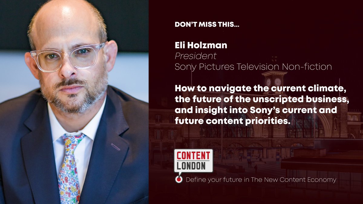Don’t miss this session at Content London, which will help define your future in The New Content Economy. Find out more and register online by CLICKING HERE: contentlondon.net

#contentlondon #newcontenteconomy #sonypicturestelevision #unscripted