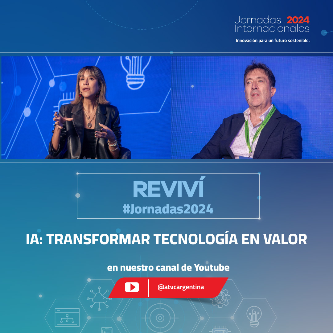 🎥 Reviví la charla “IA: transformar tecnología en valor” de #Jornadas2024 en YouTube

Laura Álvarez Modernel (Amazon Web Services) y Pablo Aristizábal (FlexFlix) analizan las oportunidades y desafíos de la inteligencia artificial.
 
👉ow.ly/n5aW50U38l0