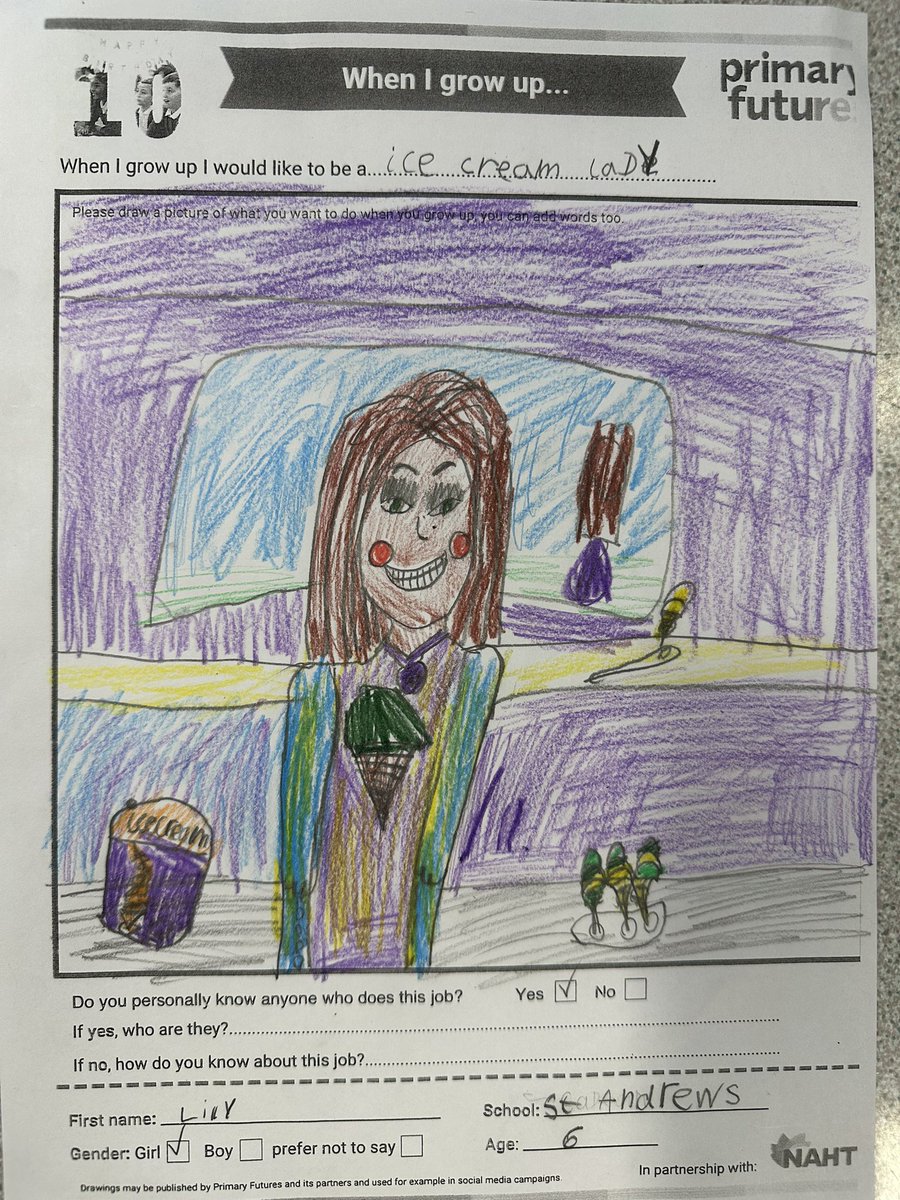 St_Andrew_Apost's tweet photo. Two competition entries for the future career dreams of children in year 2 #successfulSATA #primaryfutures https://t.co/7ALVp8YFVv