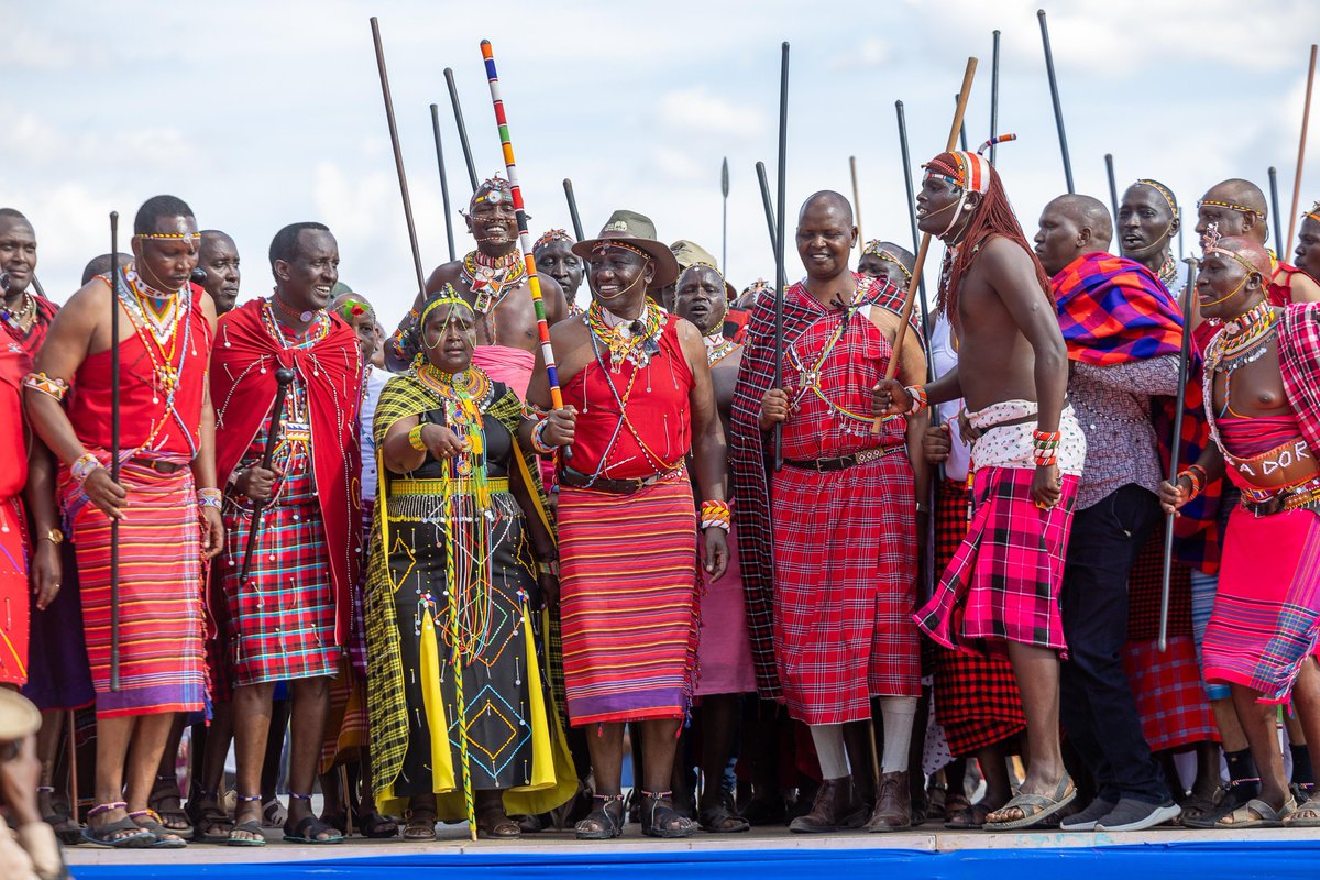 SeyMonicah's tweet photo. President @WilliamsRuto has today presided over the MAA Cultural Week festival which seeks to enhance cultural connections and boost tourism. 
Ruto can jump 🙌🏽
PS @UmmiMBashir
#TukutaneSamburu 

Trends 
Interior CS  #KindikiInService 
request faras  Telegram #SHAWorks #Raila4AUC https://t.co/6vtNX43Yap