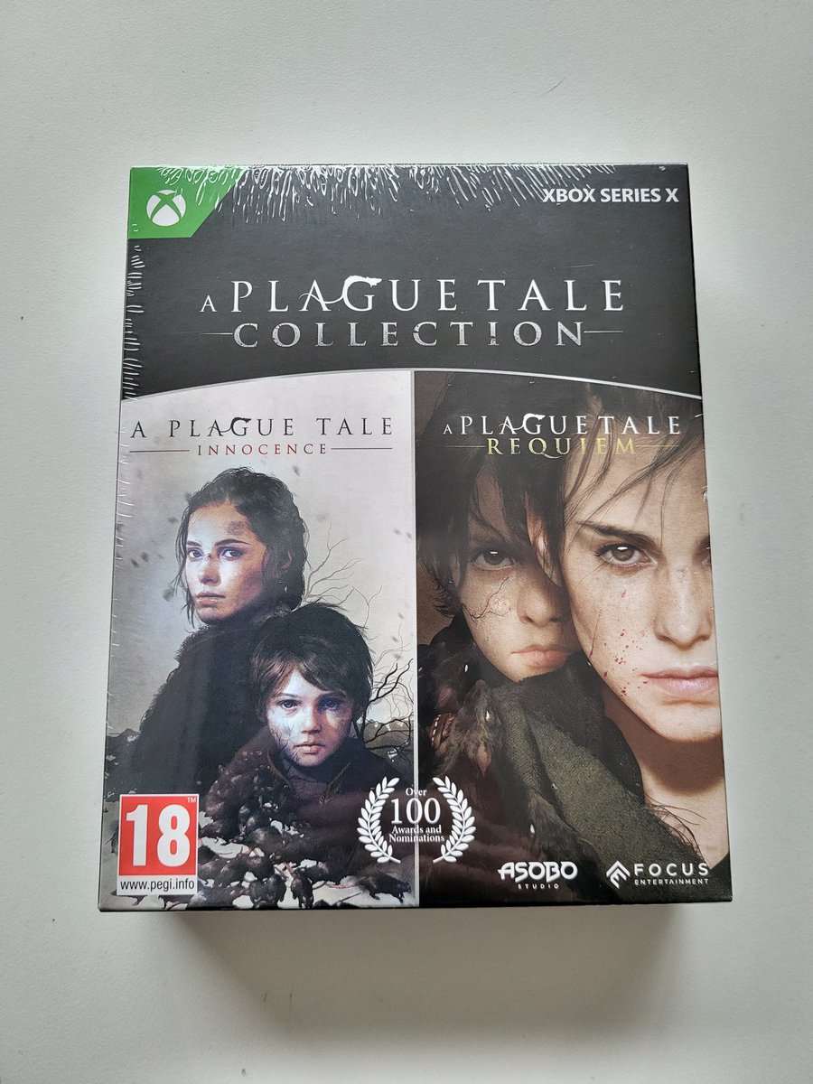Clad_Master's tweet photo. New reception ! 
#APlagueTaleCollection

The steelbook is really beautiful.

But sadly, no new achievements here 😢 https://t.co/hkNi5hYAQh