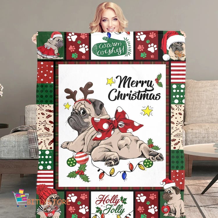 PugsClub1's tweet photo. Merry Christmas Gifts Pug Dog Blanket 🐕🥰
Order from here .🎁👇👇👇
https://t.co/n4DWnkw1x4 https://t.co/8UaWCb6zRe