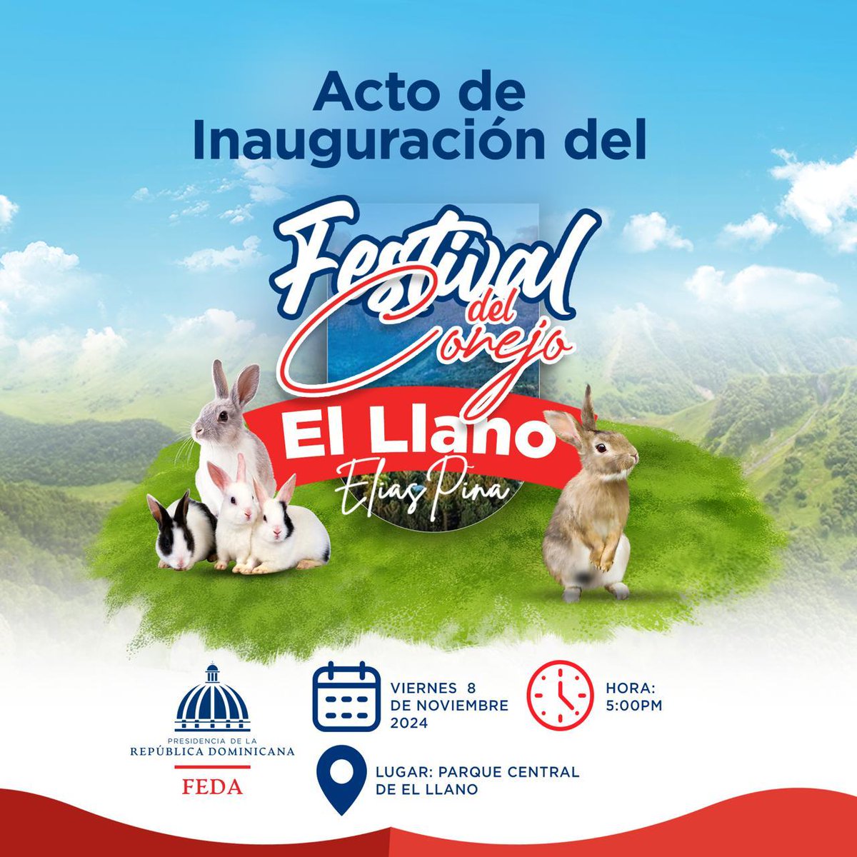Pablovasquezv1's tweet photo. @Feda_RD y @caamanovive organizan el festival de las #Ovejas el elLLano de #Azua, 8 de #noviembre2024,,#feda, apoyo a los productores nacionales, #coco, #chivos #cacao, #ganado, @donfelixspm , @nuriapiera , @ListinDiario , #fedaRD, https://t.co/uRAIuAgPxz