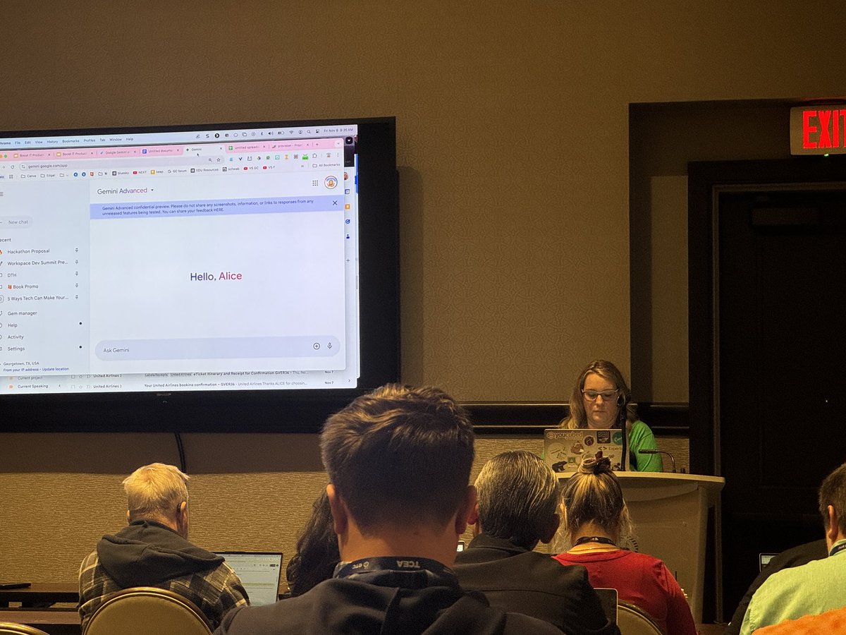 Clay Smith (@claycodes) on Twitter photo The one. The only. #QueenOfSpreadsheets <a href="/alicekeeler/">Alice Keeler</a> walking through using #GoogleGemini to code #AppsScript! The one. The only. #QueenOfSpreadsheets <a href="/alicekeeler/">Alice Keeler</a> walking through using #GoogleGemini to code #AppsScript!