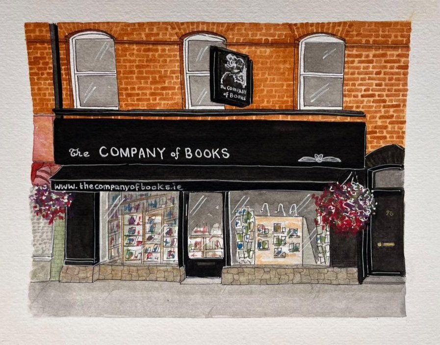 Happy birthday to us 🎂 We are 15 years old. I received this lovely painting of our shopfront to celebrate. It's by Gaff Art Dublin.