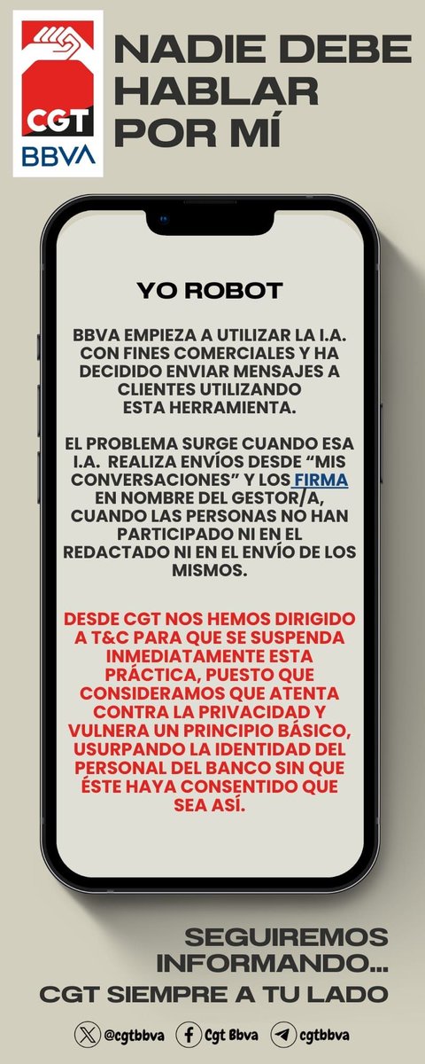 CGT BBVA (@cgtbbva) on Twitter photo 