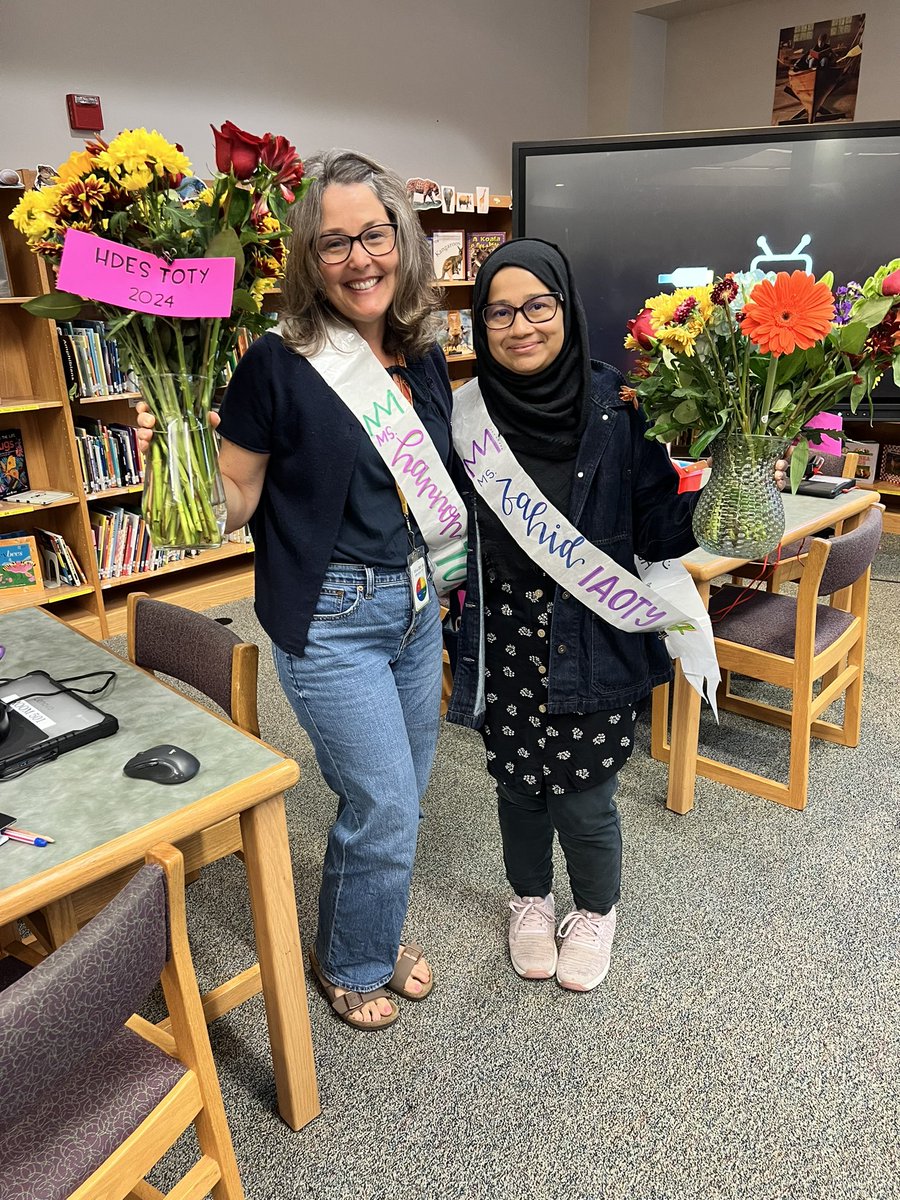 Congrats to our TOTY and IAOTY Michelle Hannon and Zurain Zahid! We have the best staff ever! #HuskyStrong