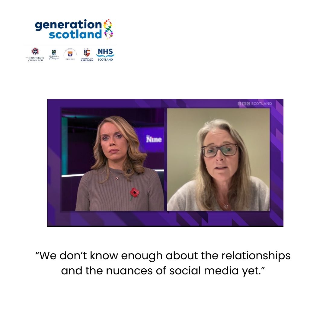 <a href="/heathersibley99/">Heather Whalley</a>, our Chief Scientist, was invited onto BBC Nine last night to discuss the social media ban in Australia. We are working with young people to explore the effects of on and offline interactions on loneliness. 📲🩵 Find out more &amp; sign up at: gslonelinessteens.com