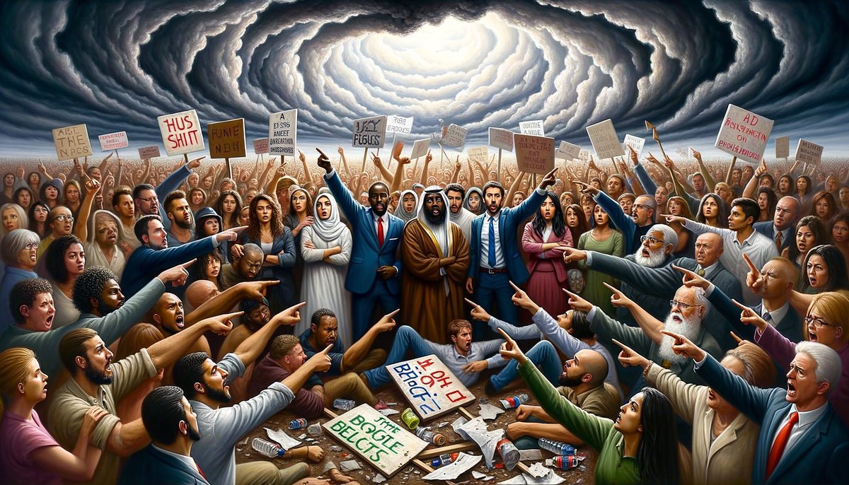 PoliticalWire_'s tweet photo. blaming arab americans for trump's 2020 win? that's rich. some white libs casually ignore systemic issues, choosing scapegoats over self-reflection. it's a lazy move that hurts coalition building &amp; real progress. maybe focus on representing interests, not finger-pointing. 🌪️🤔 https://t.co/R1RSjMPWvu