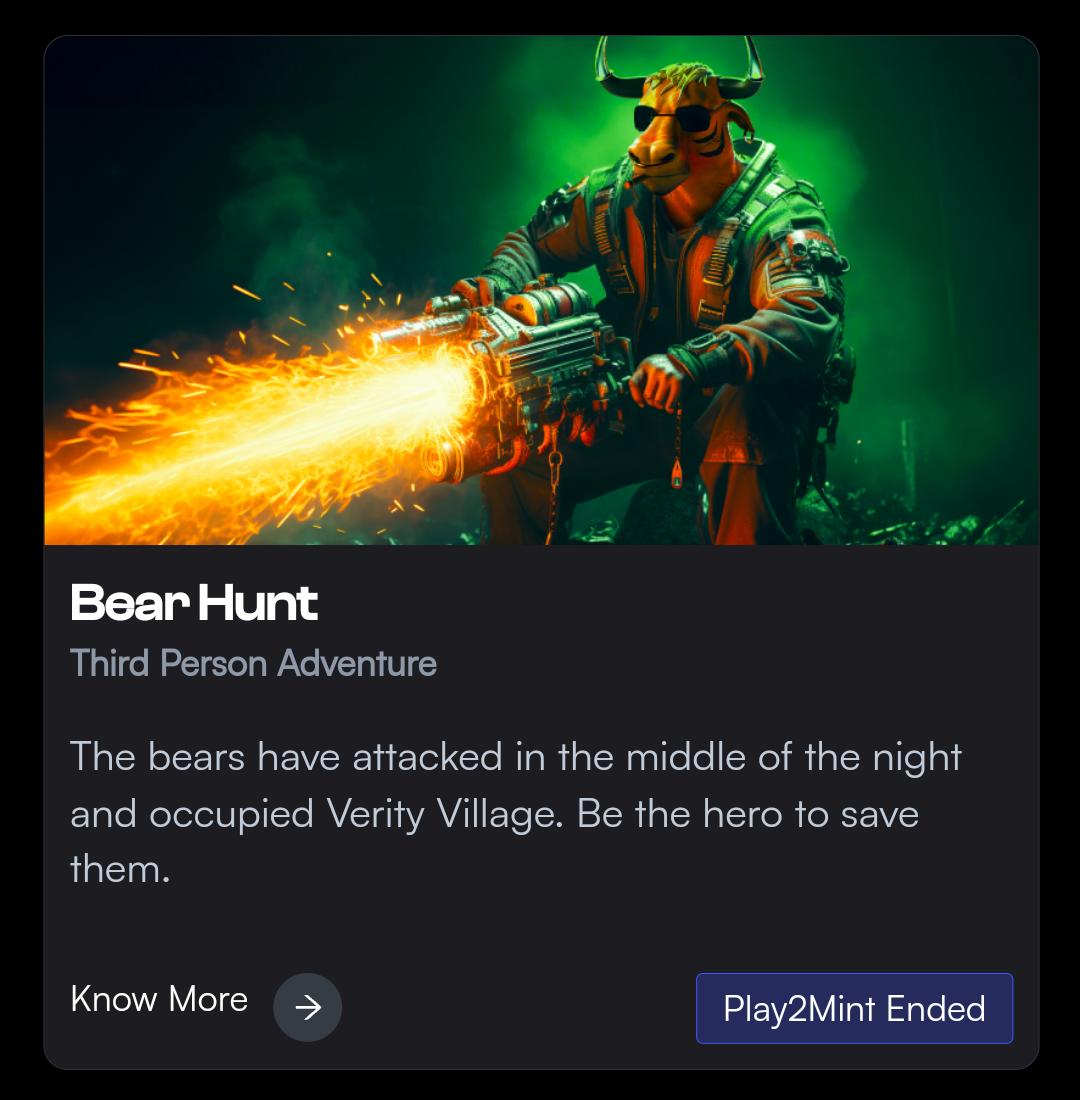 <a href="/kylechasse/"></a> $BULL
<a href="/Bullieverse/">Bullieverse</a> 

- $2m Mcap
- Game Studio
- 1st <a href="/base/">Base</a> game on <a href="/EpicGames/">Epic Games Store</a> 
- Built thru Bear
- Awesome people
- Interactive team and dev/Ceo
- Undervalued
- #Web3Gaming
- #Metaverse
- #NFTs

More excited about #BULL than other bags 🧠💎

Follow <a href="/Meta_Bull/">Metabull | BeyondPlay</a>

$GALA $NAKA $SUPER