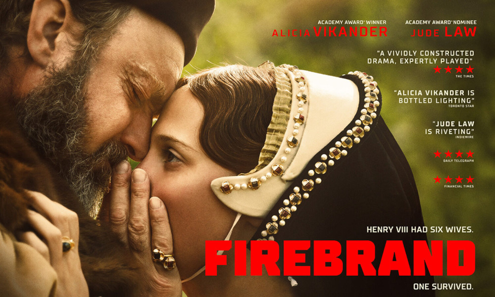 New projector up and running and looking brilliantly sharp so don't miss next Thursday's film on 14th Nov,  'Firebrand' (15) with the phenominal Jude Law as Henry VIII and the magnetic Alicia Vikander as Katherine Parr.