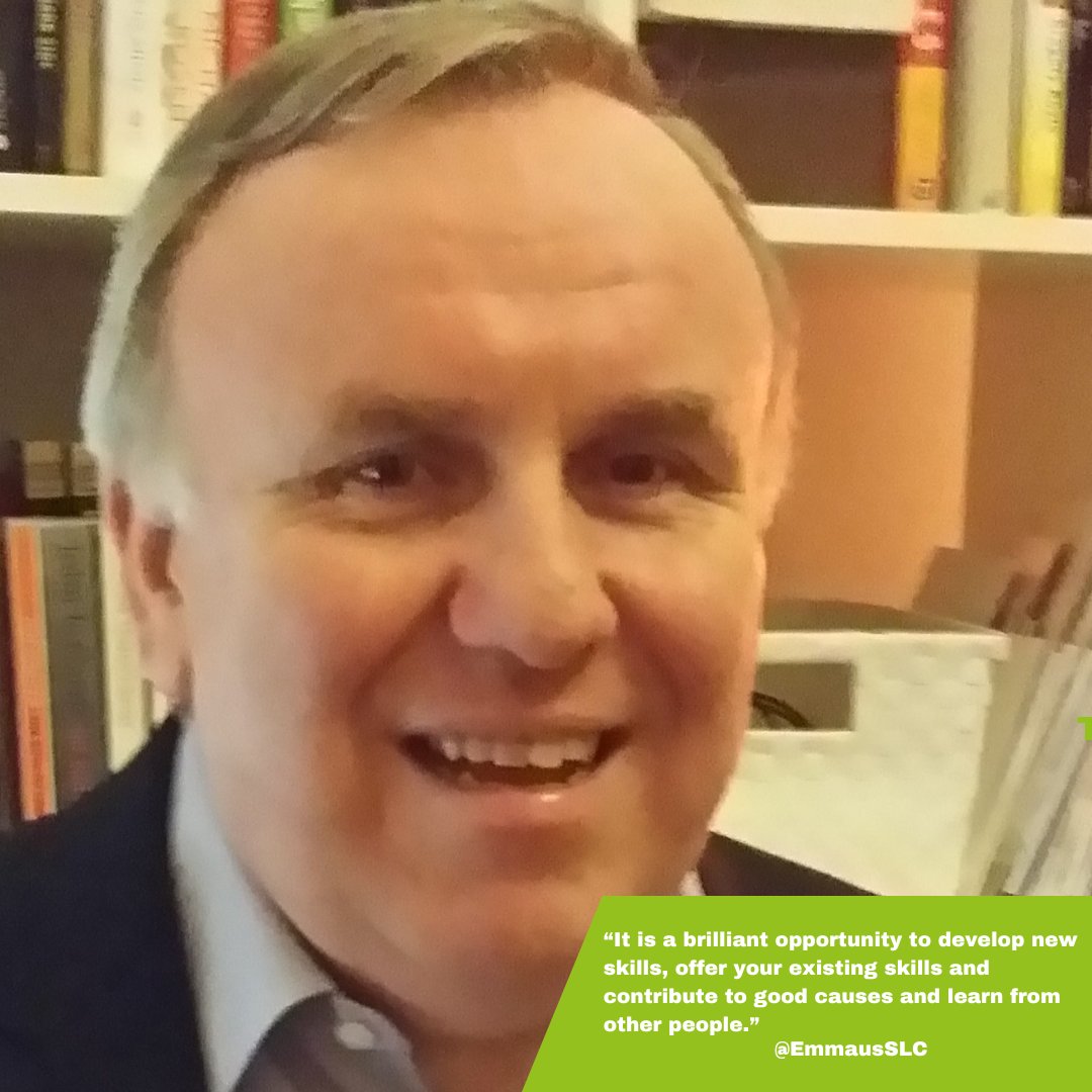EmmausSLC's tweet photo. This week is Trustee week! 💚

We spoke to Danny, our Head of Finance &amp; Community, who was previously a Trustee of Emmaus SLC, as well as a current Trustee of @LondonCatalyst, about the importance of the role. 

Link in bio. 

#trusteeweek #trustee #charity #homelesscharity https://t.co/70HXXHadbD
