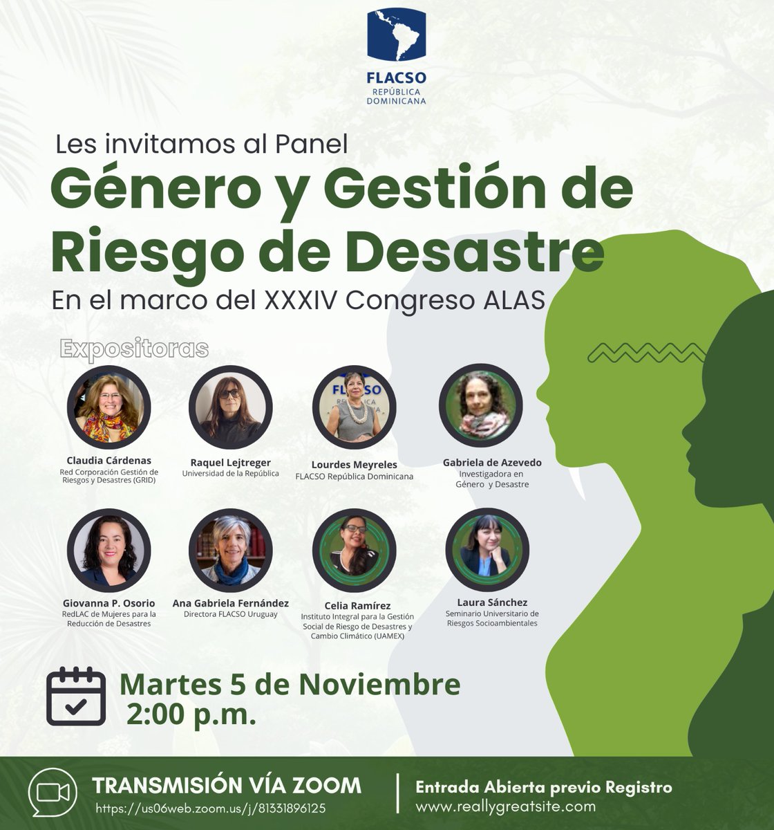 GiovannaOsorioO's tweet photo. Un honor moderar el Panel Género y Gestión del Riesgo de Desastres en el marco del XXXIV Congreso Internacional ALAS, Caribe RD 2024.

@Claudia070766 @GRID_CL @RaquelLejtreger @Flacs0RD @anagabrielafdez @PGenderIn @lauands_mx @SURSA_UNAM 

https://t.co/LWJRbG7g8M https://t.co/mfkiAcifjY