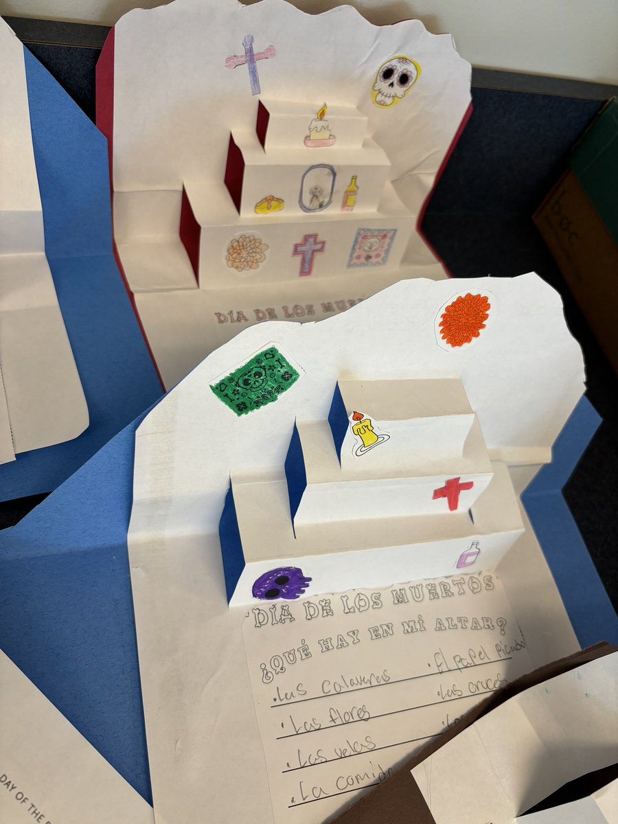 ProfeCappellari's tweet photo. Español I created their own #AltaresDelDiaDeLosMuertos 💀🌼🎉 #EspañolConProfe #YourSalisbury https://t.co/yJSu6J9ZsA