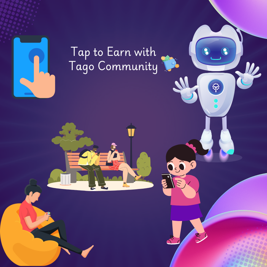 To create an entertaining environment but still generate income. Tago is about to launch GameFi Tap to Earn, so players can relax and earn money easily while still ensuring the safety and value of the project. Follow us: linktr.ee/Tagoapp