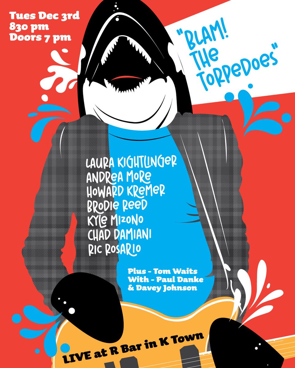 An End Of Year Blam!event on Tues. Dec. 3rd. 
Be there or be less than outstanding.