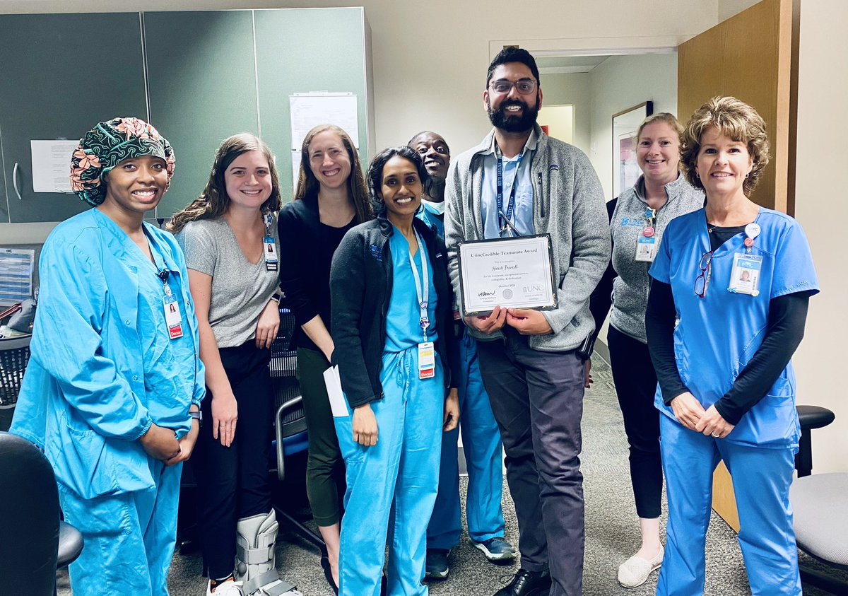 Mary Weinstein Dunn (@marywdunn) on Twitter photo The <a href="/UNCurology/">Urology@UNC</a> Wellbeing Committee would like to congratulate the winner of the October ‘24 UrineCredible award, Hersh Trivedi! Hersh is a ⭐️ PGY-3 resident who was praised for his friendly demeanor, collaborative nature, positive attitude, & leading by example. Way to go,Hersh! The <a href="/UNCurology/">Urology@UNC</a> Wellbeing Committee would like to congratulate the winner of the October ‘24 UrineCredible award, Hersh Trivedi! Hersh is a ⭐️ PGY-3 resident who was praised for his friendly demeanor, collaborative nature, positive attitude, & leading by example. Way to go,Hersh!