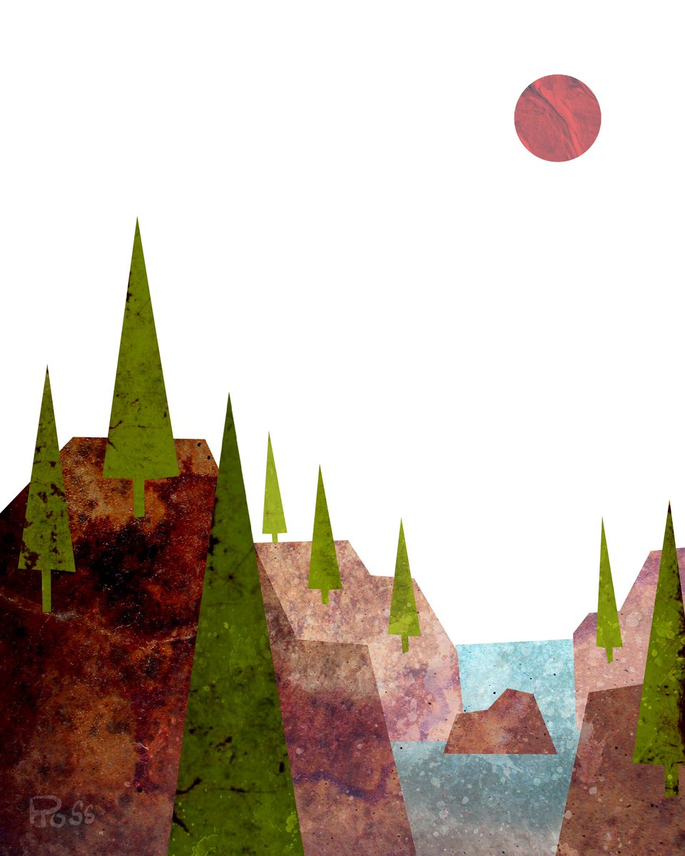 Re-colored a piece from last month.
#art #outdoors