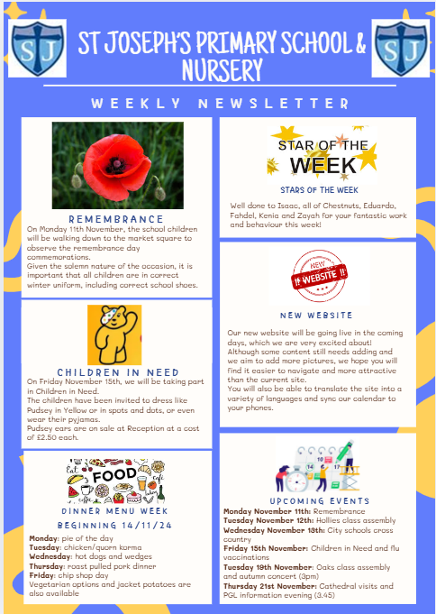 StJosephsNG1's tweet photo. Here is this week's newsletter - have a great weekend! https://t.co/qw0Xg7EgJr