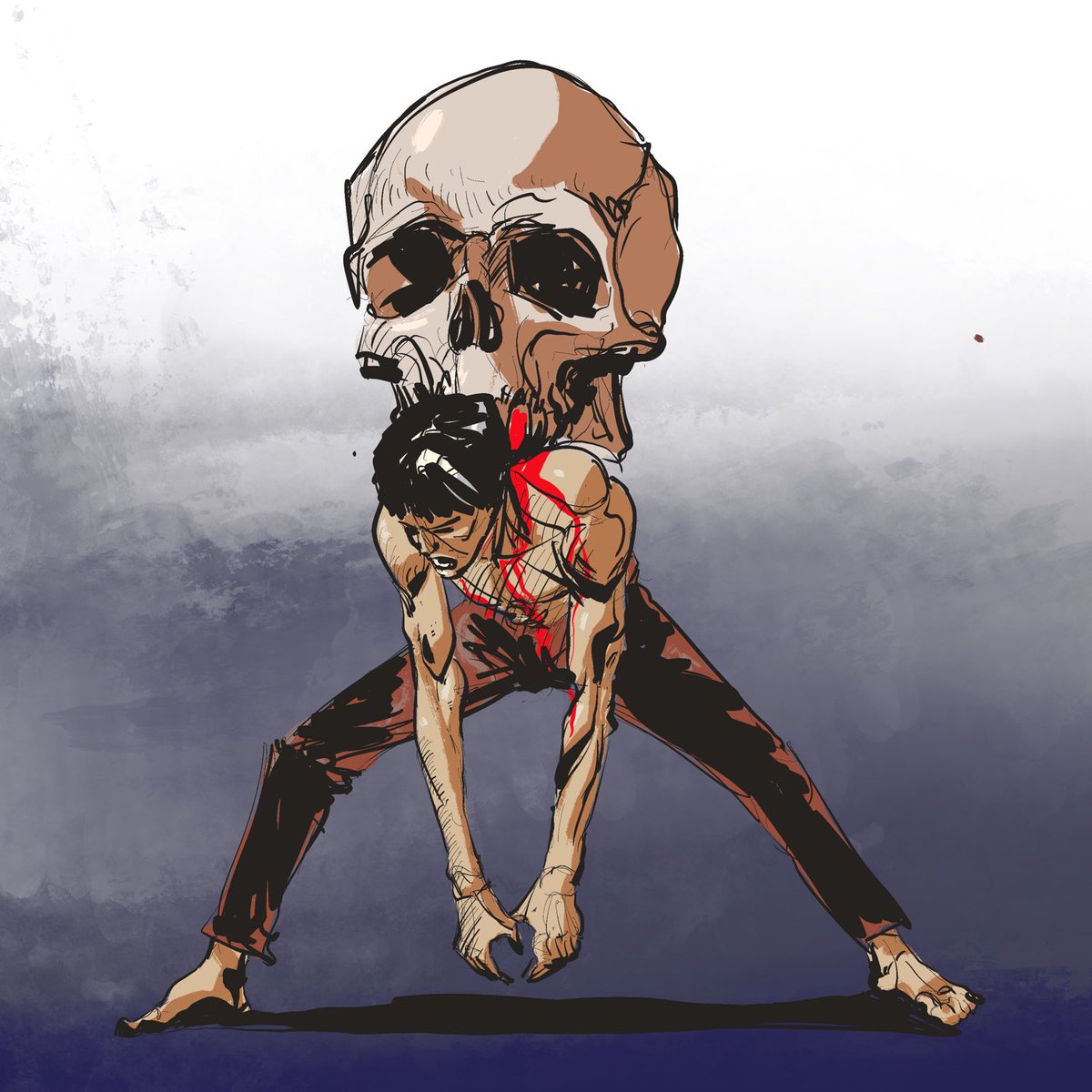 “Burden”, my new digital drawing