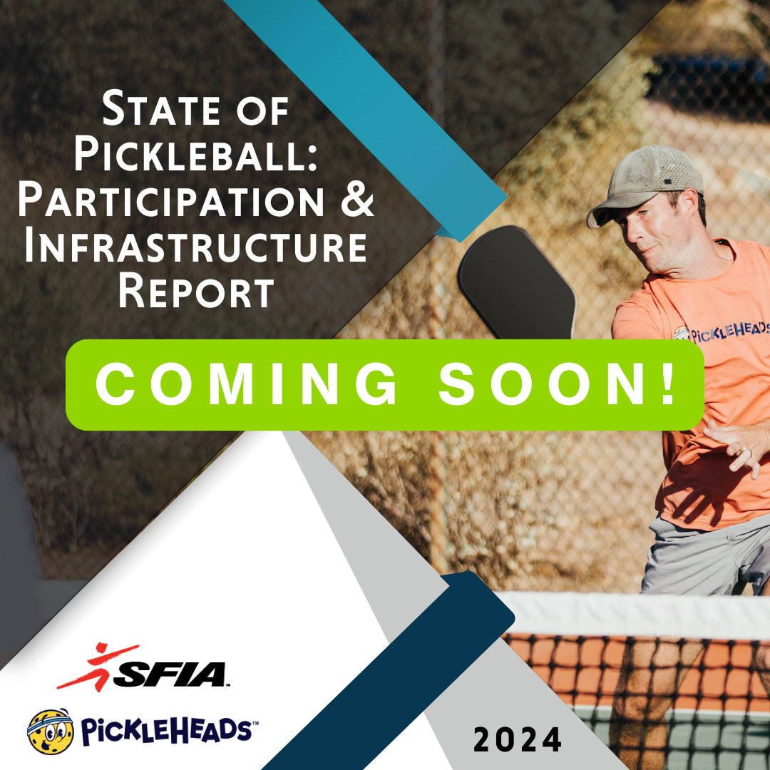 SFIA (@thesfia) on Twitter photo 🌟COMING SOON🌟
In-depth analysis of participation & facilities data of America's fastest-growing sport! The 2024 State of Pickleball: Participation & Infrastructure Report from SFIA & <a href="/Pickleheads_/">Pickleheads</a> will be out NEXT WEEK!
Swing over to sfia.org/research & stay tuned to buy! 🌟COMING SOON🌟
In-depth analysis of participation & facilities data of America's fastest-growing sport! The 2024 State of Pickleball: Participation & Infrastructure Report from SFIA & <a href="/Pickleheads_/">Pickleheads</a> will be out NEXT WEEK!
Swing over to sfia.org/research & stay tuned to buy!
