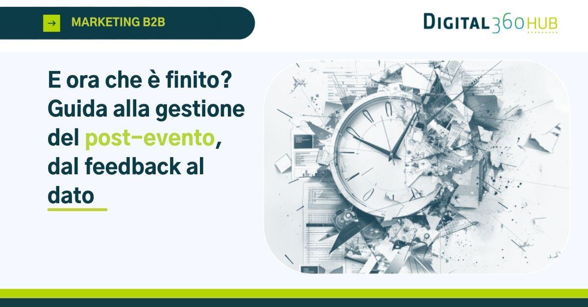 Hai mai pensato che il vero valore di un evento aziendale risieda nel dopo? Dopo che le luci si spengono e gli applausi si placano, è il #feedback dei partecipanti a fare la differenza. 🎤

Leggi l'articolo completo per scoprire come gestirli 👉 bit.ly/4hGXCKM