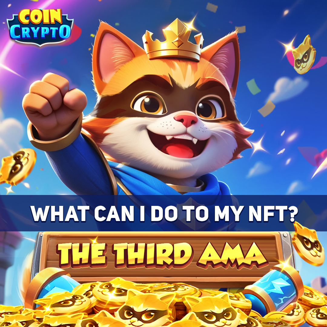 Coincrypto_game's tweet photo. ❓❓❓ Ask Me Anything: What Can I Do With My NFT Pets?

📈 Owning a Pet in CoinCrypto opens up multiple avenues for boosting your $wCATCC earnings! When you deploy your Pets to farm $wCATCC from your Village, you’ll receive a steady daily flow of tokens. With high-rarity Pets, your rewards can multiply significantly over time, especially during events like Airdrop Season 2, where quality Pets provide extra advantages.

💡 Wondering what else you can do with extra Pets?
✔️ New Villages: We’re expanding with more Villages where you can put your Pets to work and mine $wCATCC.
✔️ Marketplace Options: List your NFT Pets on DeFiHub Marketplace or any TON-based marketplace to trade for TON or other assets.
✔️ Future Features: Get ready for upcoming features designed to help you make the most of your Pets, even the ones that might be sitting idle!

🔜 Stay tuned, CoinCrypto Warriors! The best is yet to come!

#CoinCrypto #CATCC #Coinmaster #TON #Telegram