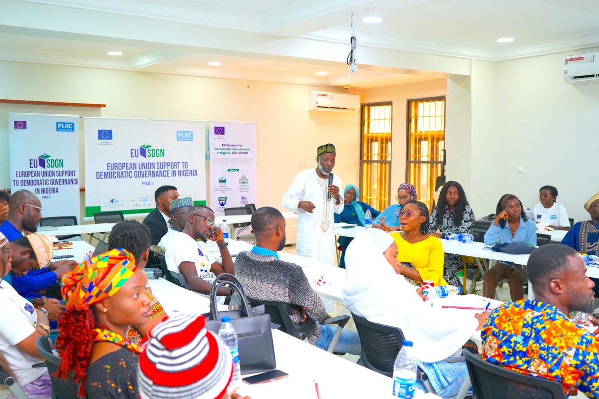 PLACNG's tweet photo. During the bi-weekly meeting held today, Dr. Shuaibu Danwanka, Director, Legal Services at @nildsnigeria, presented the first paper.
His presentation was titled "Understanding the @nassnigeria Legislative Oversight Function, Tools, and Mechanisms."
#PLACInternship https://t.co/MfxOTaYfCH