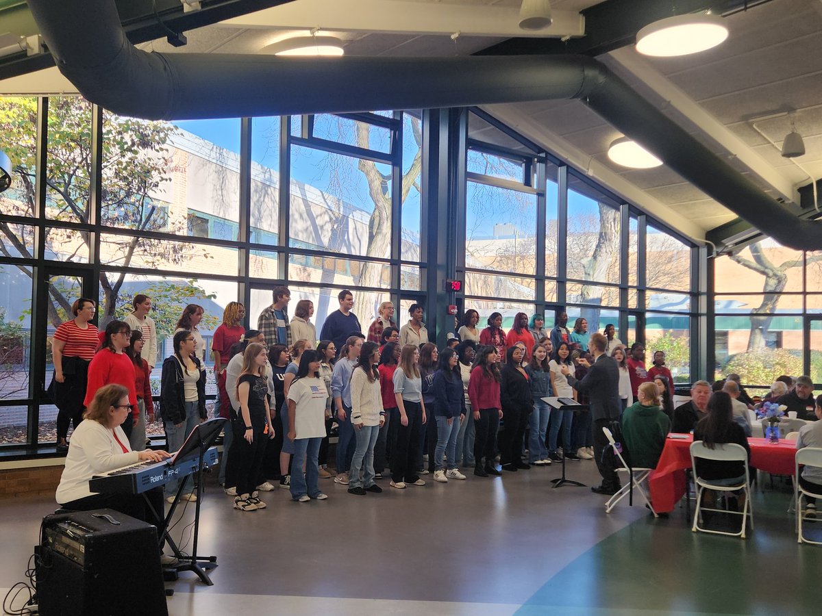 Choir did a great job at the  Veterans Breakfast this morning! Don't miss their fall concert on Sunday at 3. Free admission! <a href="/epchs231/">EPCHS</a>